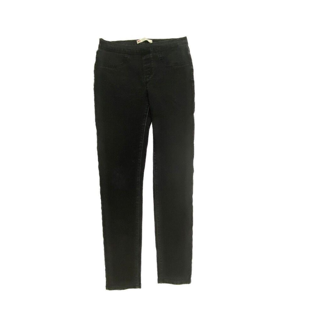 Levi's Pull On Jeggings Girls size 12 Black denim Jeans